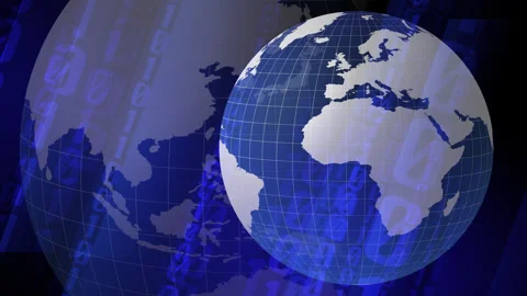 Digital encryption exploration of digital encryption through backdrop adorned Video stock 255758681