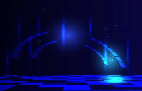 Digital Energy Abstract Modern Technology Concept Background Stock Illustration