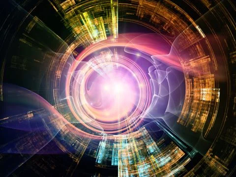 Digital Energy 스톡 일러스트