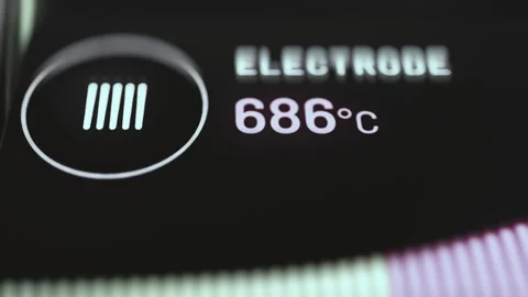 Digital Energy Interactive Metrics Interface Stock Footage 340542728