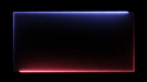 Digital Energy Rectangle – Luminous Frame Loop Stock Footage 332636169