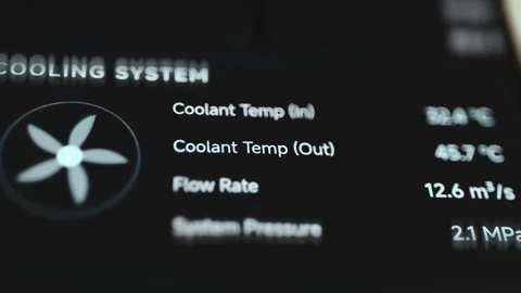 Digital Energy Resource Allocation Interface Stock Footage 340541779