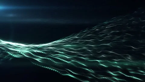 Digital Energy Waves Stockbeeldmateriaal 278798757