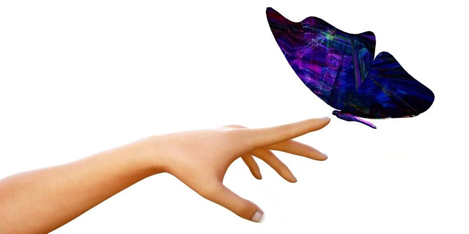 Digital Engineering Abstract Foto stock