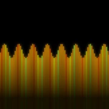 Digital equalizer display - perfect for background or wallpaper Stock Photos