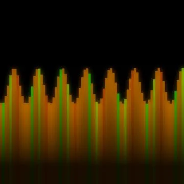 Digital equalizer display - perfect for background or wallpaper Stock Photos