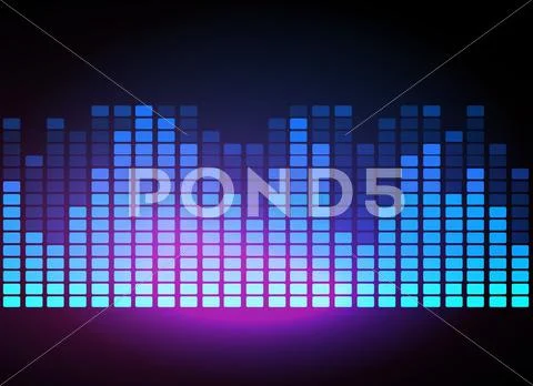 Digital Equalizer Stock Illustration