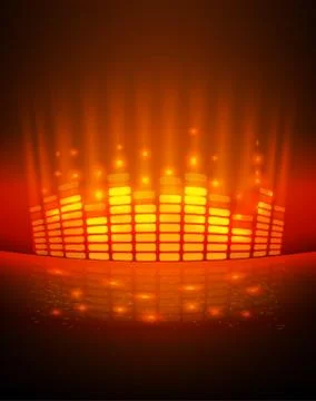 Digital Equalizer. Stock Illustration