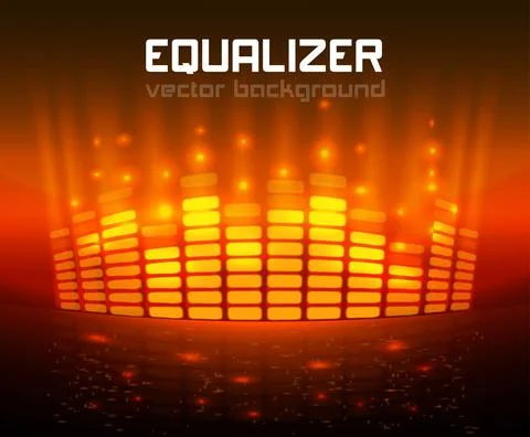 Digital Equalizer. Stock Illustration