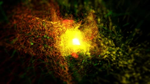 Digital Equalizer of Light Noise Stock-Footage 327527649