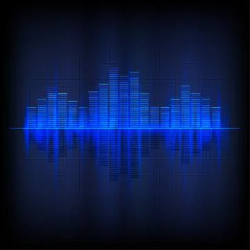 Digital Equalizer. Vector illustration Stock Illustration