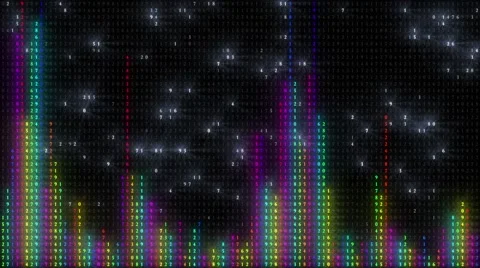 Digital Equalizers 4 動画素材 61055180