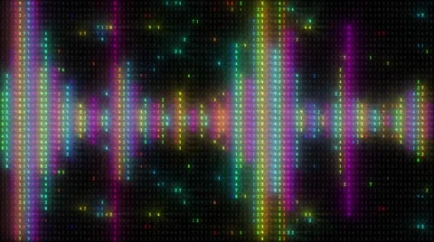 Digital Equalizers 6 Stock-Footage 61055208