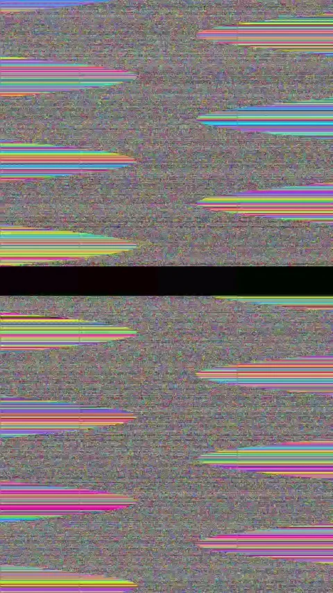 Digital Error 4K Vertical Seamless — Bad TV Glitch Overlay Stock Footage 329678099