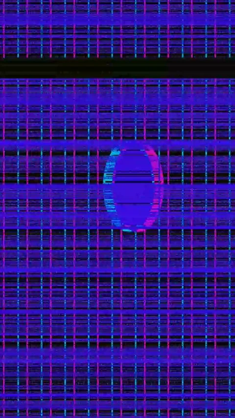 Digital Error 4K Vertical Seamless — Bad TV Glitch Overlay Stock Footage 329812451