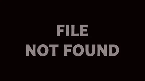 Digital Error Message Displayed Six Times On Black Background With Subtle G.. Stock Footage 344036475