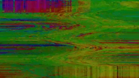 Digital Error Overlay 4K Seamless — Bad TV Glitch VJ Loop Stock Footage 329679223