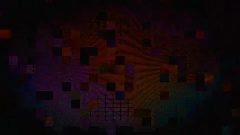 Digital Error Overlay 4K Seamless — Bad TV Glitch VJ Loop Stock Footage 329803999