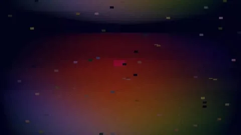 Digital Error Overlay 4K Seamless — Bad TV Glitch VJ Loop Stock Footage 329842554