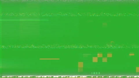 Digital errors with chroma key. Abstract digital background with glitch Stock-Footage 312255932