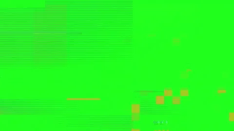 Digital errors with chroma key. Abstract digital background with glitch Stock Footage 312283492