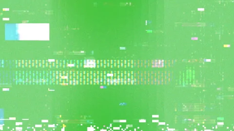 Digital errors with chroma key. Abstract digital background Stock Footage 312637171