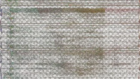 Digital errors on the screen. Colorful stripes noisy television screen Stock Illustration