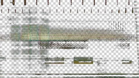 Digital errors on the screen. Colorful stripes noisy television screen 스톡 일러스트