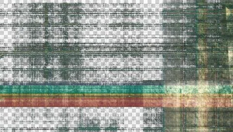 Digital errors on the screen. Colorful stripes noisy television screen Stock Illustration