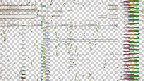 Digital errors on the screen. Colorful stripes noisy television screen 스톡 일러스트