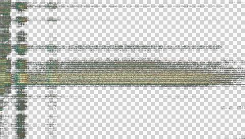 Digital errors on the screen. Colorful stripes noisy television screen Stock Illustration