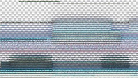 Digital errors on the screen. Colorful stripes noisy television screen Stock Illustration