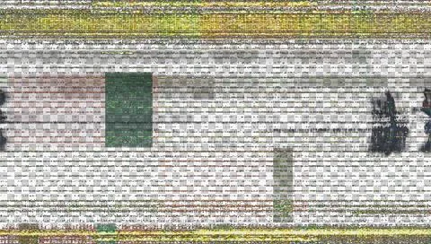 Digital errors on the screen. Colorful stripes noisy television screen 스톡 일러스트