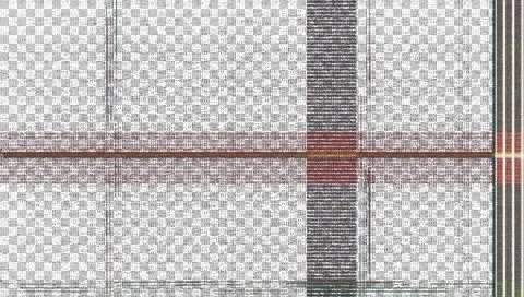 Digital errors on the screen. Colorful stripes noisy television screen 스톡 일러스트