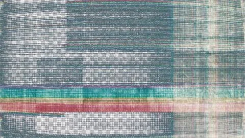 Digital errors on the screen. Colorful stripes noisy television screen Stock Illustration