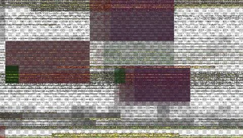 Digital errors on the screen. Colorful stripes noisy television screen Stock Illustration