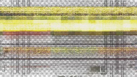 Digital errors on the screen. Colorful stripes noisy television screen Stock Illustration