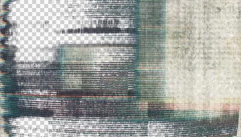 Digital errors on the screen. Colorful stripes noisy television screen Illustrazione stock