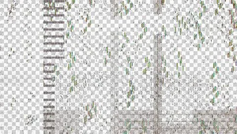 Digital errors on the screen. Colorful stripes noisy television screen Stockfoto's