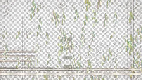 Digital errors on the screen. Colorful stripes noisy television screen 写真素材