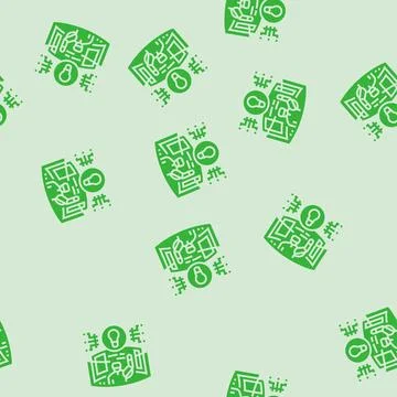 Digital explorer tech enthusiast glyph seamless pattern 스톡 일러스트