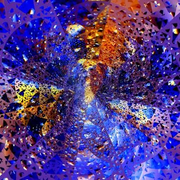 Digital Explosion Stock Illustration