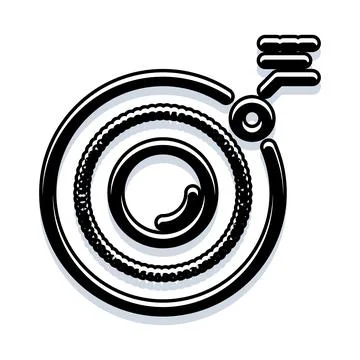 Digital eye bionic vision technology concept Stock Illustration