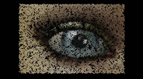 Digital eye Stock Footage 12634928