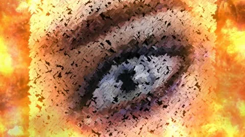 Digital eye Stock Footage 12635105