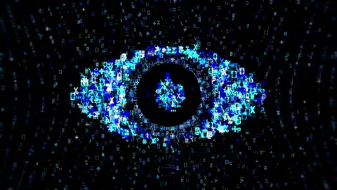 Digital Eye Stock Footage 168963026