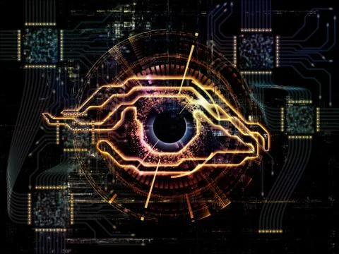 Digital Eye Stock Illustration