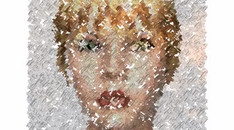 Digital face Stock-Footage 12635129