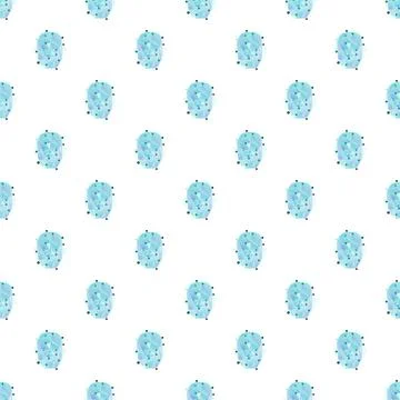 Digital face recognition biometric scanning system pattern Illustrazione stock