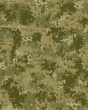 Digital fashionable camouflage pattern Stock Illustration